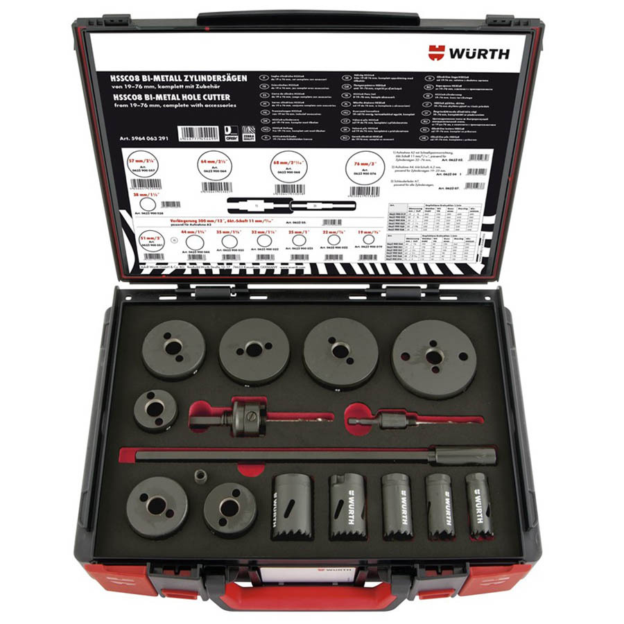 Wurth Drill Bits and Hole Saws