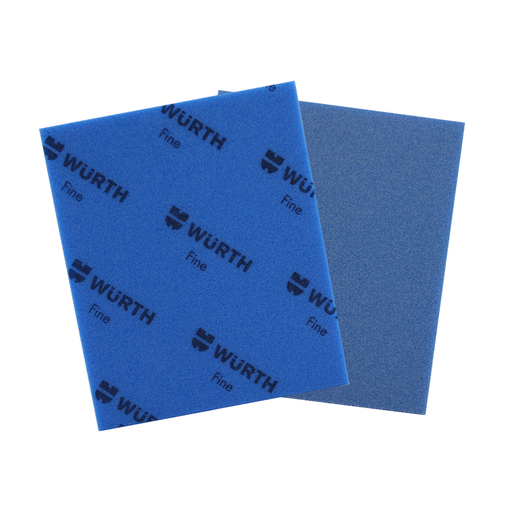 5" x 5.5" x 3/16" Fine Grit Blue Flat Pad Bulk Box of 250, 0587089914961 250
