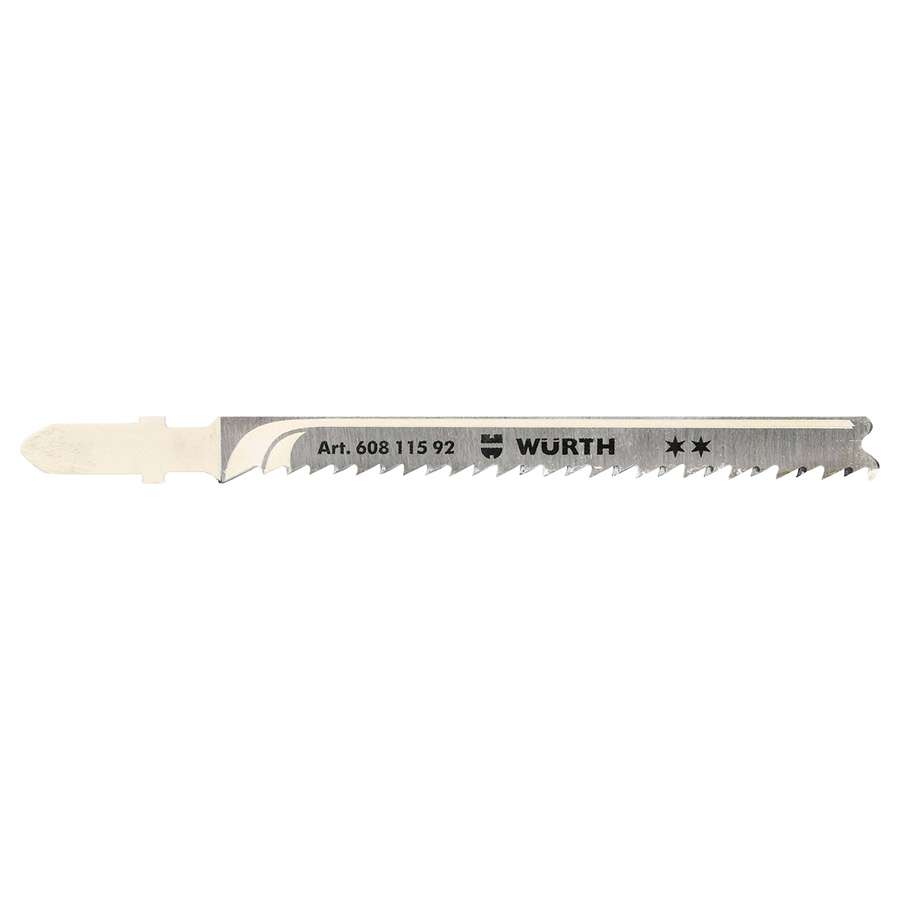 Wurth Jigsaw Blades for Wood/Up-cut T101B - Pack of 5