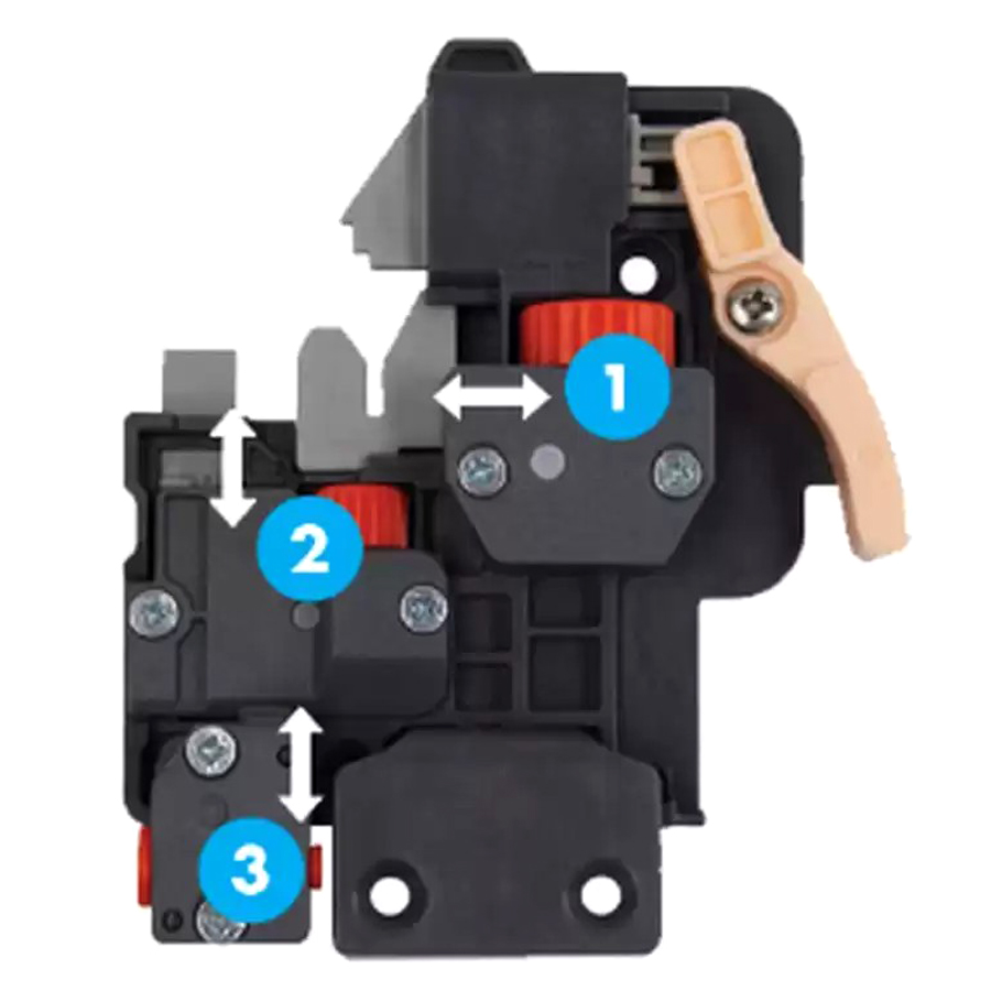 Wurth Right Fixing Clip with 3D Adjustable Plastic Front Locking Device - 0684250508961 120
