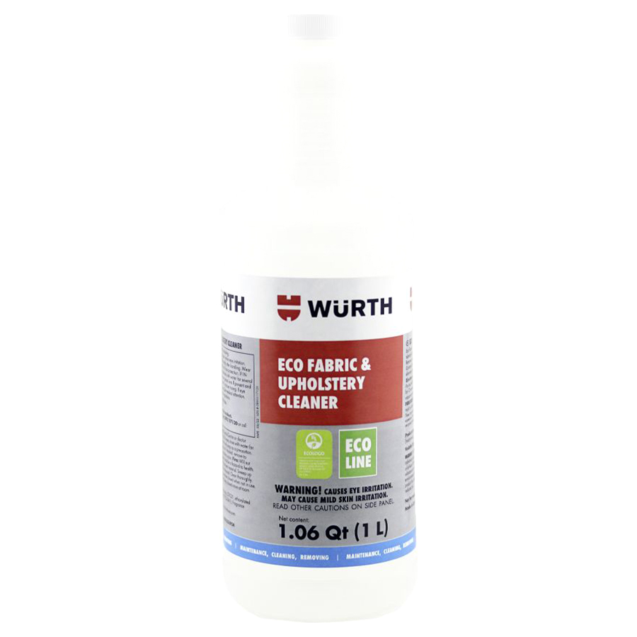 1 liter (33 fl. oz.), Eco Fabric and Upholstery Cleaner,  12, Wurth 0893117120088 12