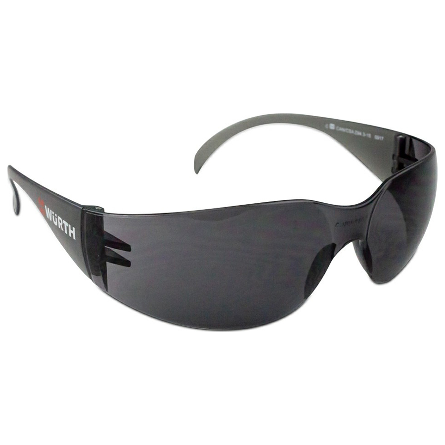 Wurth 0899103133773 Trendus Safety Glasses - Scratch Resistant - Grey