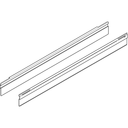 20" ORGA-LINE Adapter Profile for Cross Divider for TANDEMBOX Brushed Stainless Steel Blum Z49L472I