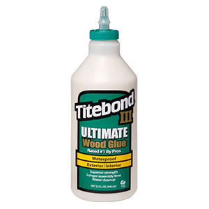 Titebond III 1415 Ultimate Waterproof Waterproof Wood Glue - 1 Quart