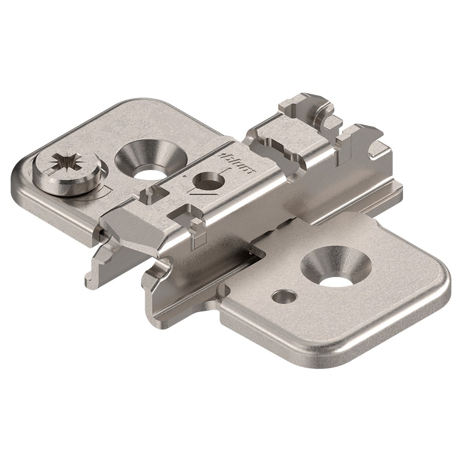 Blum 3mm Clip Screw-on Cruciform Cam Mounting Plate  - 173H7130