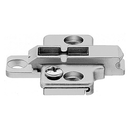 Blum 0mm Clip Screw-On Cruciform 2 Piece Mounting Plate - 175H7100