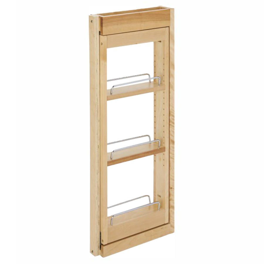 3" W x 30 " H Pull-Out Between Cabinet Wall Filler with Soft-Close Rev-A-Shelf 432-WFBBSC30-3C