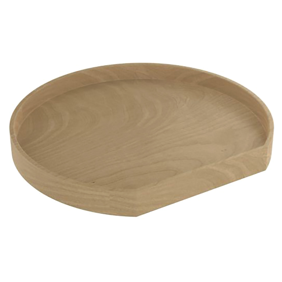 20" Wood D-Shape Lazy Susan Shelf Only Natural Maple Rev-A-Shelf 4WLS201-20-52