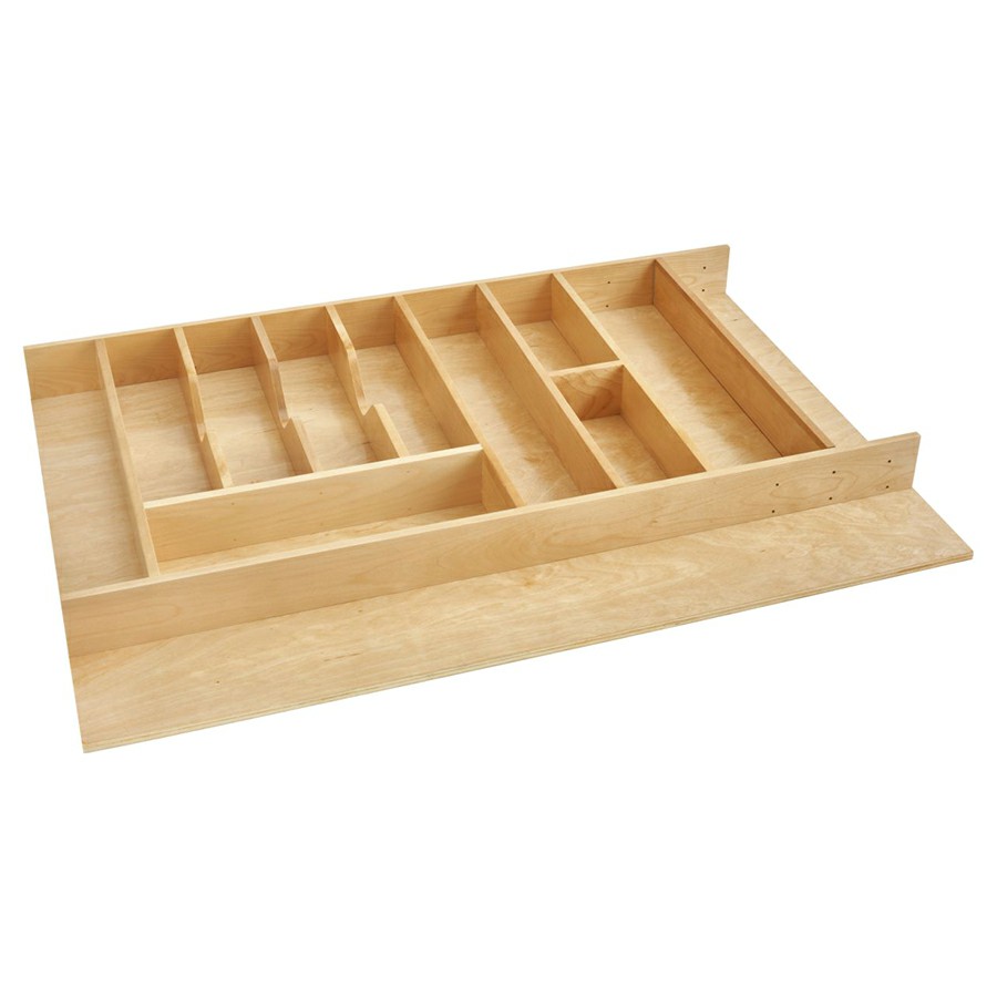 36" Combo Utility/Cutlery Tray Insert Natural Maple Rev-A-Shelf 4WUTCT-36-1