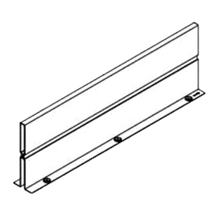 22" ORGA-LINE Inside Divider for TANDEMBOX Intivo/Antaro Deep Drawer Brushed Stainless Steel