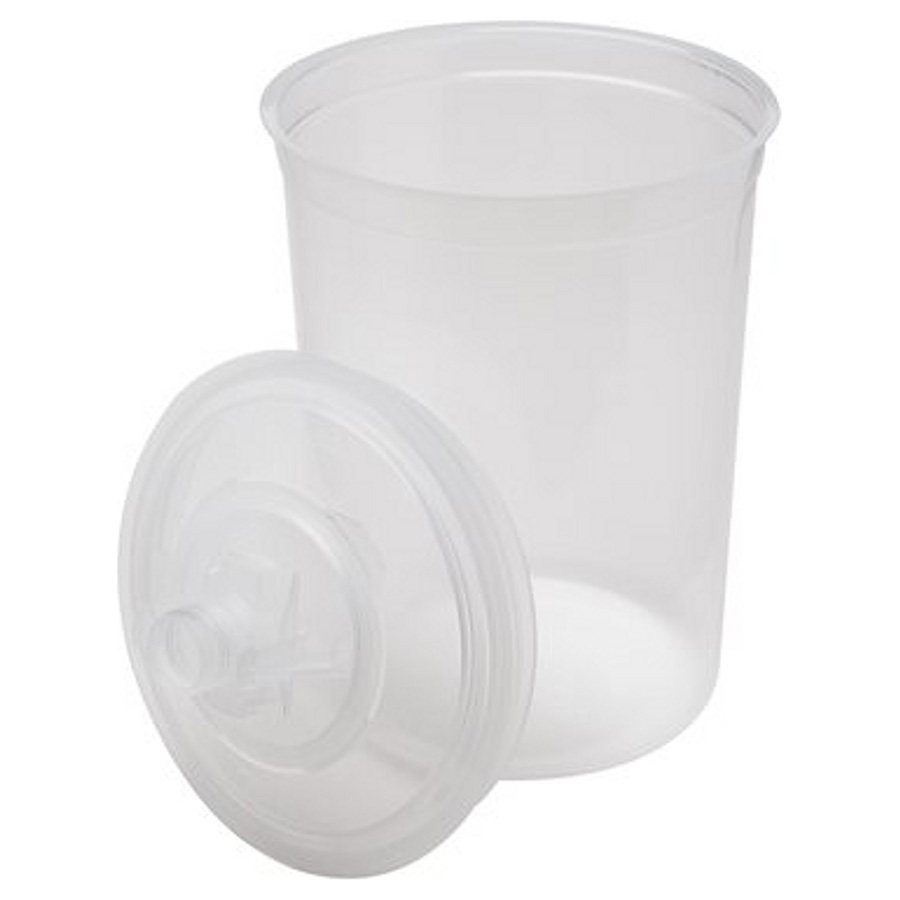 C.A. Technologies 91-466 650ML Lids and Liners for 3M™ PPS™ Gravity Cup Systems 50-Pack