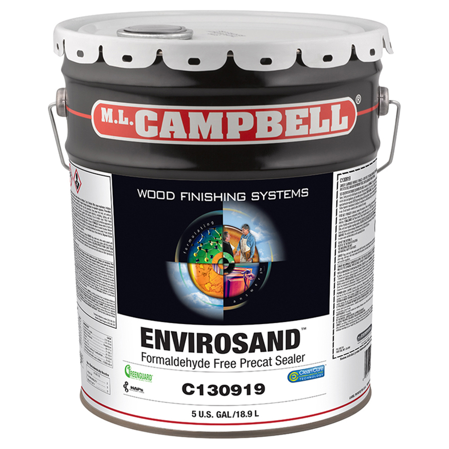 ML Campbell C130919-20 EnviroSand Formaldehyde-Free Clear Pre-Cat Sealer, 5 Gallon