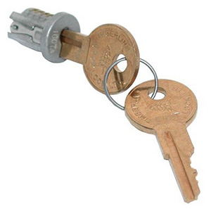 Timberline Removable Lock Plug Keyed Different Satin Nickel Compx C700LP-15-KD