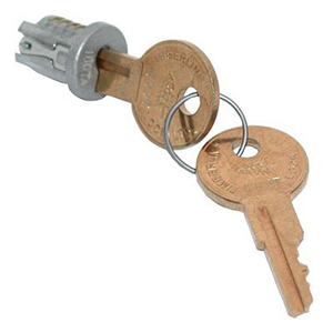 Timberline Removable Lock Plug Keyed Alike Satin Nickel Compx C700LP-15