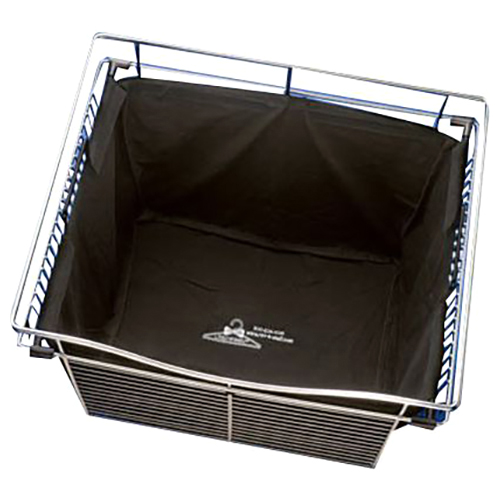 Rev-A-Shelf CHBI-242018-3, Hamper Insert, 24in W x 20 D x 18 H for Wire Closet Baskets, Black