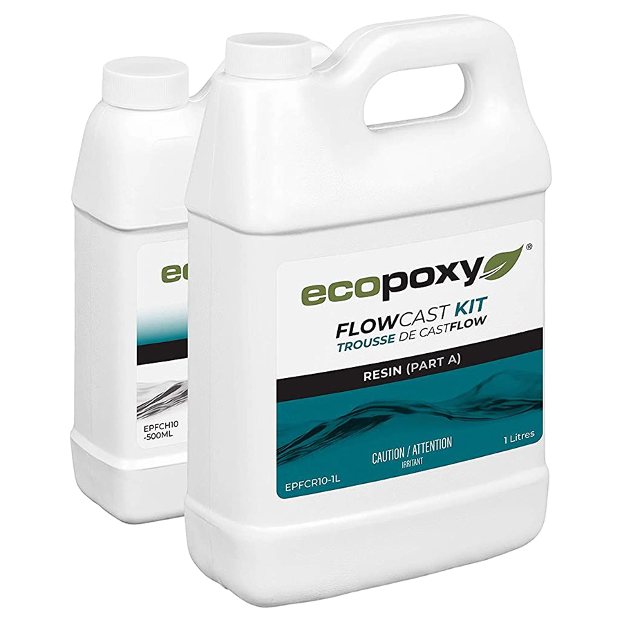 ECOPOXY FlowCast Clear Casting Resin Kit - 1.5 L