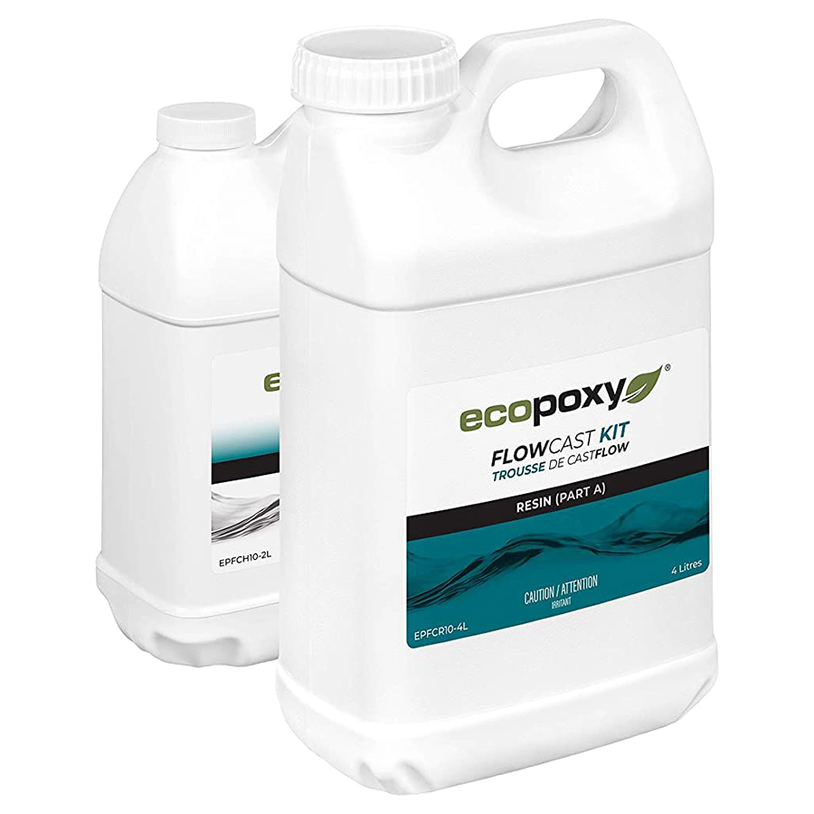 Flowcast Epoxy Resin Kit 6 Liter Ecopoxy EPFLK10-1.5L
