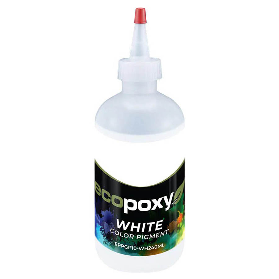 White Liquid Epoxy Color Pigment 240ML Ecopoxy EPPGP10-WH240ML