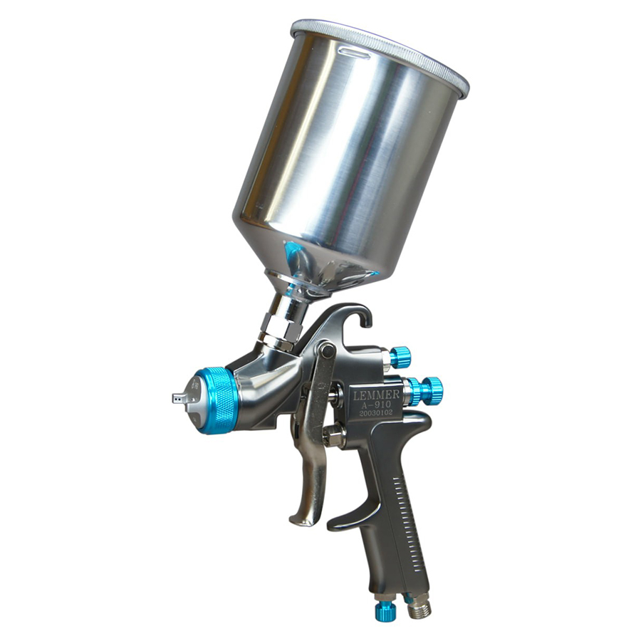 A-910G Conventional Gravity Gun with Metal Cup Lemmer L015014