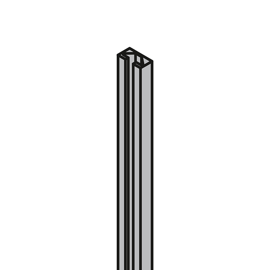 Salice 3m Profile for PIN SHELF/HANG/WINE/KNIFE System Titanium 12 Pcs. D0B3LU300P