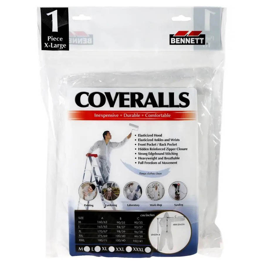 Tyvek® Coverall with Hood - XL