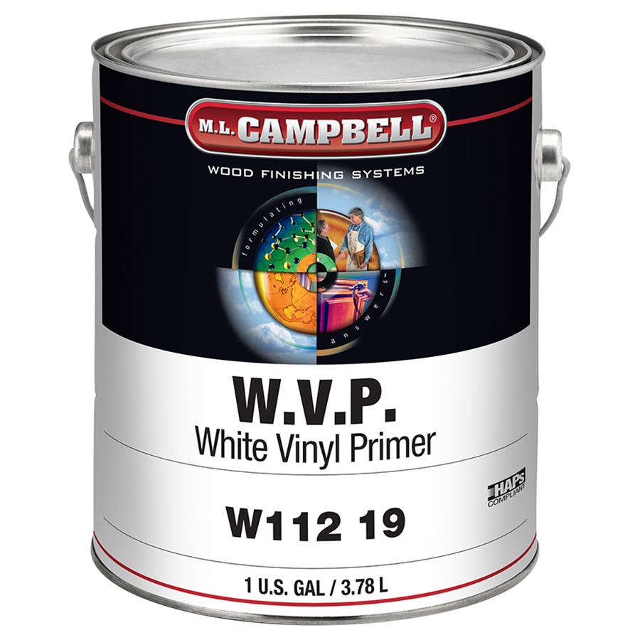 ML Campbell W11219-16 White Fast Dry Non-Yellowing Vinyl Primer, 1 Gallon