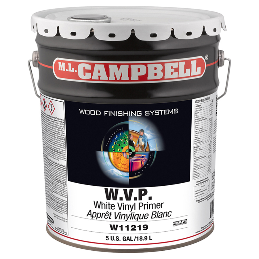 ML Campbell W11219-20 White Fast Dry Non-Yellowing Vinyl Primer, 5 Gallon