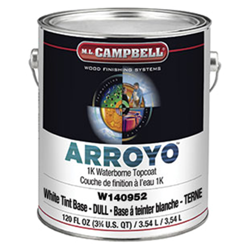 ML Campbell ARROYO Dull Pigmented Topcoat Polyurethane, 1 Gallon - W140952-16