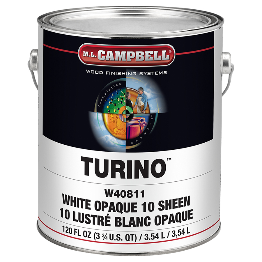 ML Campbell Turino Dull High Solids Pigmented Conversion Varnish, 1 Gallon - W40812-16
