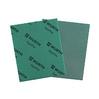 5" x 5.5" x 3/16" Super Fine Grit Green Flat Pad Bulk Box of 250, 0587089918961 250
