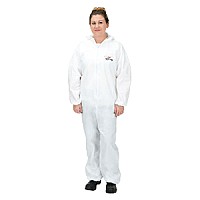 Disposable Coveralls with Hood Size Large White Wurth 0931285665961 1