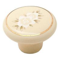 Everyday Heritage Knob 1-1/4" Dia Almond Floral Ceramic Amerock BP14202AL