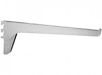 KV 185 ANO 14, 14in 185 Series Double Slotted Shelf Bracket, Anochrome, Knape and Vogt