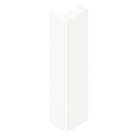 MERIVOBOX Back Cover Cap M Height For E Height (209mm) Silk White Matte Blum ZB4M00AK