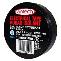 Black Electrical Tape 11/16" X 328' CanTech 330-01
