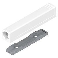 Blum 956A1201 Hinge TIP-ON In-Line Adapter Plate for Large Doors, White