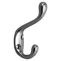 Coat and Hat Hook 3-1/2" Long Chrome Canaropa 3543CHR