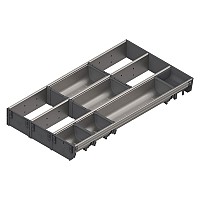 22" ORGA-LINE Odds and Ends Set for TANDEMBOX Brushed Stainless Steel Blum ZSI.550MI3