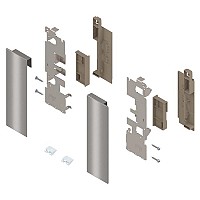 LEGRABOX pure C Height Interior Fixing Bracket Set for Design Element Brushed Stainless Steel Blum ZI7.2CI0