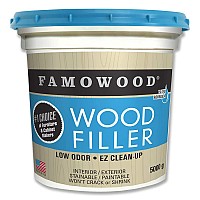 Famowood 42002144 Latex Wood Filler - White - 5000g Tub
