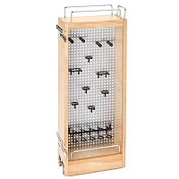 5" Wall Cabinet Stainless Steel Organizer Rev-A-Shelf 444-WC-5SS - 5in Base Cabinet Organizer