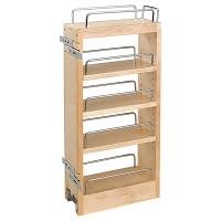 Rev A Shelf 448-HP-523C Cabinet Pullout Hood Organizer for Face Frame Wall 12" - Maple