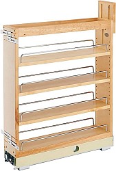 5" Base Cabinet Organizer with Soft-Close Maple Rev-A-Shelf 448-BCBBSC-5C