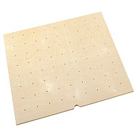 Small 24" x 21" Wood Peg Board Only Maple Rev-A-Shelf 4DPB-2421