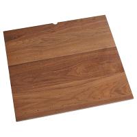 Small 24" x 21" Wood Peg Board System with 9 pegs Walnut Rev-A-Shelf 4DPS-WN-2421