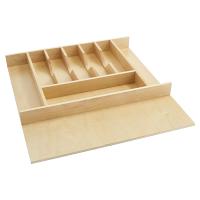 Rev-A-Shelf 4WCT-3 20-5/8-Inch (W) Cut-to-Size Wood Cutlery Tray Insert - Maple