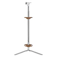 Rev-A-Shelf 4WLS940-04P-31-4 Bulk-4, 26-32in Telescoping Shaft with Polymer Supports for 2-Shelf 31in Wood Pie-Cut Lazy Susan