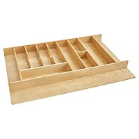 36" Combo Utility/Cutlery Tray Insert Natural Maple Rev-A-Shelf 4WUTCT-36-1