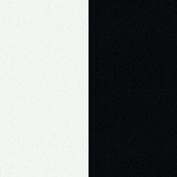 Arauco 5/8" B100/W100 Black/White Satin 2-Sided Different Finish Melamine Panel, 49" x 97"