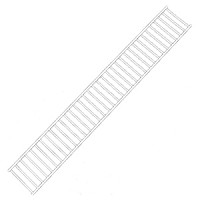 Rev-A-Shelf 6" High x 41" Pull-Out Accessories Fence Rail - 526-40-20